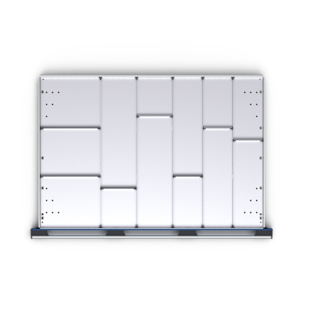 43020682.51 - jeu de séparateurs ETS-10775-6 - 13 compartiments en vue haute 43020682.51 - jeu de séparateurs ETS-10775-6 - 13 compartiments en vue haute