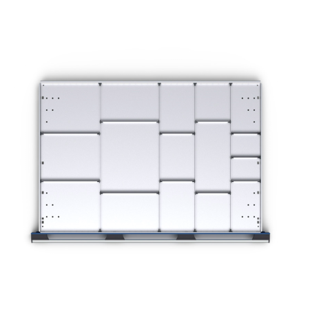 43020683.51 - jeu de séparateurs ETS-10775-7 - 16 compartiments en vue haute 43020683.51 - jeu de séparateurs ETS-10775-7 - 16 compartiments en vue haute