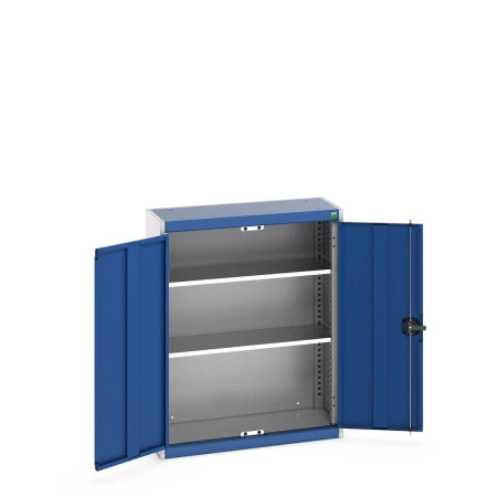 40031009 - Armoire Standard CUBIO - Avec 2 Tablettes - LxPxH 800x325x1000mm - Bleu Gentiane RAL 5010 40031009 - Armoire Standard CUBIO - Avec 2 Tablettes - LxPxH 800x325x1000mm - Bleu Gentiane RAL 5010