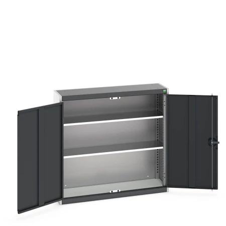40031015 - Armoire Standard CUBIO - Avec 2 Tablettes - LxPxH 1050x325x1000mm - Gris Anthracite RAL 7016 40031015 - Armoire Standard CUBIO - Avec 2 Tablettes - LxPxH 1050x325x1000mm - Gris Anthracite RAL 7016