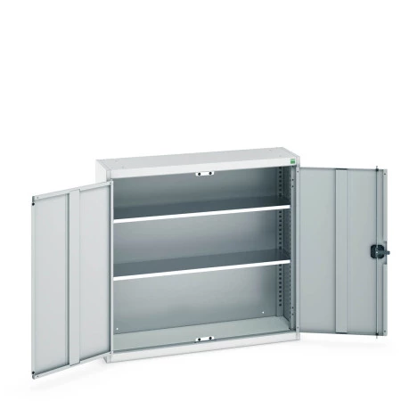 40031015 - Armoire Standard CUBIO - Avec 2 Tablettes - LxPxH 1050x325x1000mm - Gris Clair RAL 7035 40031015 - Armoire Standard CUBIO - Avec 2 Tablettes - LxPxH 1050x325x1000mm - Gris Clair RAL 7035