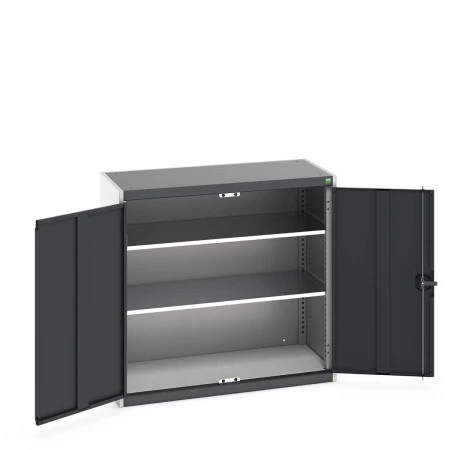 Armoire à portes battantes CUBIO - Hauteur 1000 mm