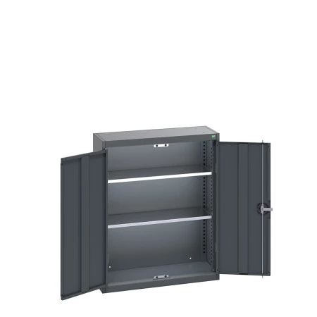 40031009 - Armoire Standard CUBIO - Avec 2 Tablettes - LxPxH 800x325x1000mm - Full Gris Anthracite RAL 7016 40031009 - Armoire Standard CUBIO - Avec 2 Tablettes - LxPxH 800x325x1000mm - Full Gris Anthracite RAL 7016