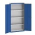 40031018 - Armoire Standard CUBIO - Avec 3 Tablettes - LxPxH 1050x325x2000mm - Bleu Gentiane RAL 5010 40031018 - Armoire Standard CUBIO - Avec 3 Tablettes - LxPxH 1050x325x2000mm - Bleu Gentiane RAL 5010