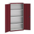 40031018 - Armoire Standard CUBIO - Avec 3 Tablettes - LxPxH 1050x325x2000mm - Rouge Pourpre RAL 3004 40031018 - Armoire Standard CUBIO - Avec 3 Tablettes - LxPxH 1050x325x2000mm - Rouge Pourpre RAL 3004