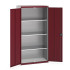 40031030 - Armoire Standard CUBIO - Avec 3 Tablettes - LxPxH 1050x525x2000mm - Rouge Pourpre RAL 3004 40031030 - Armoire Standard CUBIO - Avec 3 Tablettes - LxPxH 1050x525x2000mm - Rouge Pourpre RAL 3004