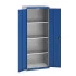 40031024 - Armoire Standard CUBIO - Avec 3 Tablettes - LxPxH 800x525x2000mm - Bleu Gentiane RAL 5010 40031024 - Armoire Standard CUBIO - Avec 3 Tablettes - LxPxH 800x525x2000mm - Bleu Gentiane RAL 5010