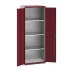 40031024 - Armoire Standard CUBIO - Avec 3 Tablettes - LxPxH 800x525x2000mm - Rouge Pourpre RAL 3004 40031024 - Armoire Standard CUBIO - Avec 3 Tablettes - LxPxH 800x525x2000mm - Rouge Pourpre RAL 3004
