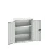 16926114 - VERSO Armoire à Portes - Avec 2 Tablettes - LxPxH 800x350x1000mm + Murale - Gris Clair RAL 7035 16926114 - VERSO Armoire à Portes - Avec 2 Tablettes - LxPxH 800x350x1000mm + Murale - Gris Clair RAL 7035