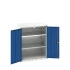 16926159 - VERSO Armoire à Portes - Avec 2 Tablettes - LxPxH 800x550x1000mm - Bleu Gentiane RAL 5010 16926159 - VERSO Armoire à Portes - Avec 2 Tablettes - LxPxH 800x550x1000mm - Bleu Gentiane RAL 5010