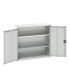 16926214 - VERSO Armoire à Portes - Avec 2 Tablettes - LxPxH 1050x350x1000mm + Murale - Gris Clair RAL 7035 16926214 - VERSO Armoire à Portes - Avec 2 Tablettes - LxPxH 1050x350x1000mm + Murale - Gris Clair RAL 7035
