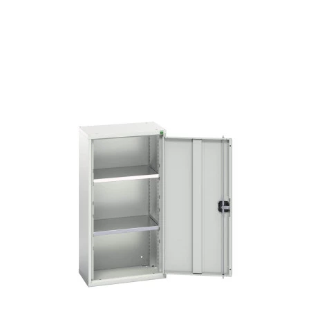 16926014 - VERSO Armoire à Porte - Avec 2 Tablettes - LxPxH 525x350x1000mm + Murale - Gris Clair RAL 7035 16926014 - VERSO Armoire à Porte - Avec 2 Tablettes - LxPxH 525x350x1000mm + Murale - Gris Clair RAL 7035