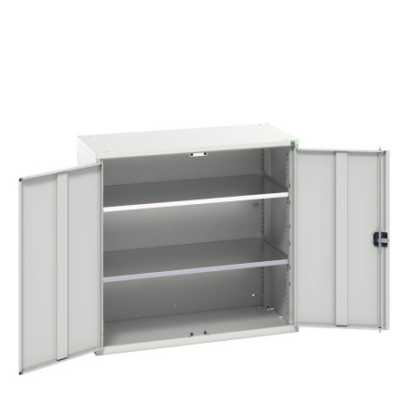 16926259 - VERSO Armoire à Portes - Avec 2 Tablettes - LxPxH 1050x550x1000mm - Gris Clair RAL 7035 16926259 - VERSO Armoire à Portes - Avec 2 Tablettes - LxPxH 1050x550x1000mm - Gris Clair RAL 7035