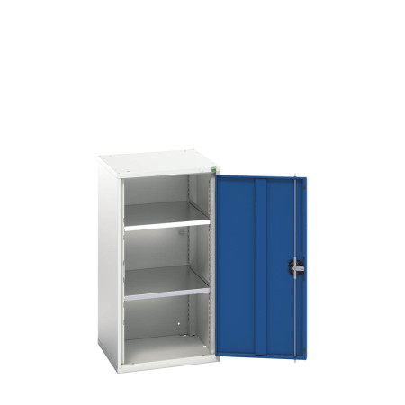 16926059 - VERSO Armoire à Porte - Avec 2 Tablettes - LxPxH 525x550x1000mm - Bleu Gentiane RAL 5010 16926059 - VERSO Armoire à Porte - Avec 2 Tablettes - LxPxH 525x550x1000mm - Bleu Gentiane RAL 5010