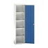 16926019 - VERSO Armoire à Porte - Avec 4 Tablettes - LxPxH 525x350x2000mm - Bleu Gentiane RAL 5010 16926019 - VERSO Armoire à Porte - Avec 4 Tablettes - LxPxH 525x350x2000mm - Bleu Gentiane RAL 5010