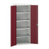 16926167 - VERSO Armoire à Portes - Avec 4 Tablettes - LxPxH 800x550x2000mm - Rouge Pourpre RAL 3004 16926167 - VERSO Armoire à Portes - Avec 4 Tablettes - LxPxH 800x550x2000mm - Rouge Pourpre RAL 3004