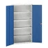 16926219 - VERSO Armoire à Portes - Avec 4 Tablettes - LxPxH 1050x350x2000mm - Bleu Gentiane RAL 5010 16926219 - VERSO Armoire à Portes - Avec 4 Tablettes - LxPxH 1050x350x2000mm - Bleu Gentiane RAL 5010