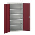 16926267 - VERSO Armoire à Portes - Avec 4 Tablettes - LxPxH 1050x550x2000mm - Rouge Pourpre RAL 3004 16926267 - VERSO Armoire à Portes - Avec 4 Tablettes - LxPxH 1050x550x2000mm - Rouge Pourpre RAL 3004