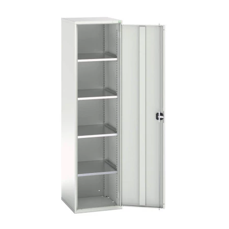 16926067 - VERSO Armoire à Porte - Avec 4 Tablettes - LxPxH 525x550x2000mm - Gris Clair RAL 7035 16926067 - VERSO Armoire à Porte - Avec 4 Tablettes - LxPxH 525x550x2000mm - Gris Clair RAL 7035