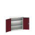 16926108 - VERSO Armoire à Porte - Avec 2 Tablettes - LxPxH 800x350x800mm + Murale - Rouge Pourpre RAL 3004 16926108 - VERSO Armoire à Porte - Avec 2 Tablettes - LxPxH 800x350x800mm + Murale - Rouge Pourpre RAL 3004