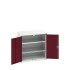 16926138 - VERSO Armoire à Portes - Avec 2 Tablettes - LxPxH 800x550x800mm - Rouge Pourpre RAL 3004 16926138 - VERSO Armoire à Portes - Avec 2 Tablettes - LxPxH 800x550x800mm - Rouge Pourpre RAL 3004