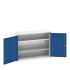 16926208 - VERSO Armoire à Portes - Avec 2 Tablettes - LxPxH 1050x350x800mm + Murale - Bleu Gentiane RAL 5010 16926208 - VERSO Armoire à Portes - Avec 2 Tablettes - LxPxH 1050x350x800mm + Murale - Bleu Gentiane RAL 5010