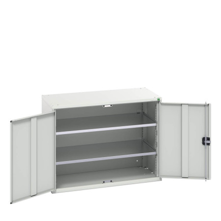 16926238 - VERSO Armoire à Portes - Avec 2 Tablettes - LxPxH 1050x550x800mm - Gris Clair RAL 7035 16926238 - VERSO Armoire à Portes - Avec 2 Tablettes - LxPxH 1050x550x800mm - Gris Clair RAL 7035