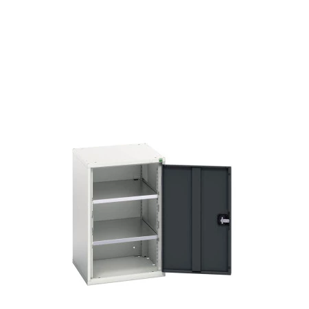 16926038 - VERSO Armoire à Porte - Avec 2 Tablettes - LxPxH 525x550x800mm - Gris Anthracite RAL 7016 16926038 - VERSO Armoire à Porte - Avec 2 Tablettes - LxPxH 525x550x800mm - Gris Anthracite RAL 7016