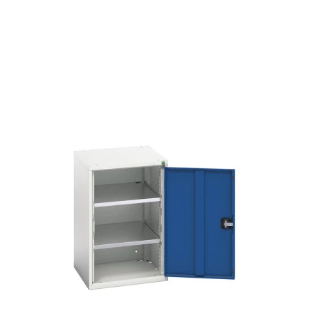 16926038 - VERSO Armoire à Porte - Avec 2 Tablettes - LxPxH 525x550x800mm - Bleu Gentiane RAL 5010 16926038 - VERSO Armoire à Porte - Avec 2 Tablettes - LxPxH 525x550x800mm - Bleu Gentiane RAL 5010