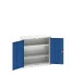 16926108 - VERSO Armoire à Porte - Avec 2 Tablettes - LxPxH 800x350x800mm + Murale - Bleu Gentiane RAL 5010 16926108 - VERSO Armoire à Porte - Avec 2 Tablettes - LxPxH 800x350x800mm + Murale - Bleu Gentiane RAL 5010