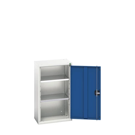 16926011 - VERSO Armoire à Porte - Avec 2 Tablettes - LxPxH 525x350x900mm + Murale - Bleu Gentiane RAL 5010 16926011 - VERSO Armoire à Porte - Avec 2 Tablettes - LxPxH 525x350x900mm + Murale - Bleu Gentiane RAL 5010
