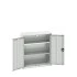 16926111 - VERSO Armoire à Portes - Avec 2 Tablettes - LxPxH 800x350x900mm + Murale - Gris Clair RAL 7035 16926111 - VERSO Armoire à Portes - Avec 2 Tablettes - LxPxH 800x350x900mm + Murale - Gris Clair RAL 7035