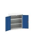 16926147 - VERSO Armoire à Portes - Avec 2 Tablettes - LxPxH 800x550x900mm - Bleu Gentiane RAL 5010 16926147 - VERSO Armoire à Portes - Avec 2 Tablettes - LxPxH 800x550x900mm - Bleu Gentiane RAL 5010