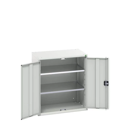 16926147 - VERSO Armoire à Portes - Avec 2 Tablettes - LxPxH 800x550x900mm - Gris Clair RAL 7035 16926147 - VERSO Armoire à Portes - Avec 2 Tablettes - LxPxH 800x550x900mm - Gris Clair RAL 7035