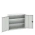 16926211 - VERSO Armoire à Portes - Avec 2 Tablettes - LxPxH 1050x350x900mm + Murale - Gris Clair RAL 7035 16926211 - VERSO Armoire à Portes - Avec 2 Tablettes - LxPxH 1050x350x900mm + Murale - Gris Clair RAL 7035