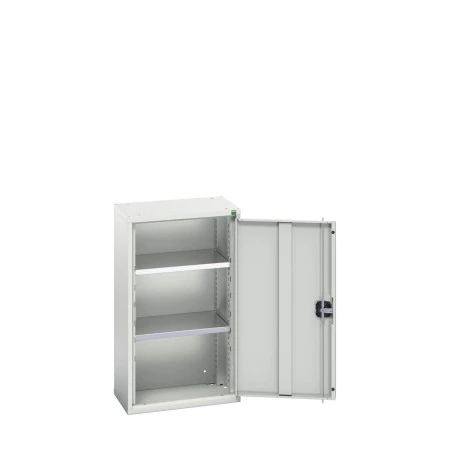 16926011 - VERSO Armoire à Porte - Avec 2 Tablettes - LxPxH 525x350x900mm + Murale - Gris Clair RAL 7035 16926011 - VERSO Armoire à Porte - Avec 2 Tablettes - LxPxH 525x350x900mm + Murale - Gris Clair RAL 7035