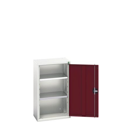 16926011 - VERSO Armoire à Porte - Avec 2 Tablettes - LxPxH 525x350x900mm + Murale - Rouge Pourpre RAL 3004 16926011 - VERSO Armoire à Porte - Avec 2 Tablettes - LxPxH 525x350x900mm + Murale - Rouge Pourpre RAL 3004
