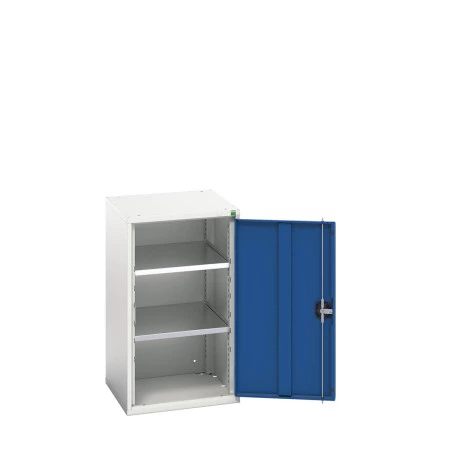 16926047 - VERSO Armoire à Porte - Avec 2 Tablettes - LxPxH 525x550x900mm - Bleu Gentiane RAL 5010 16926047 - VERSO Armoire à Porte - Avec 2 Tablettes - LxPxH 525x550x900mm - Bleu Gentiane RAL 5010