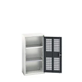 16926712 - VERSO Armoire à Porte Ventilée - Avec 2 Tablettes - LxPxH 525x350x1000mm + Murale - Gris Anthracite RAL 7016 16926712 - VERSO Armoire à Porte Ventilée - Avec 2 Tablettes - LxPxH 525x350x1000mm + Murale - Gris Anthracite RAL 7016