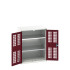 16926742 - VERSO Armoire à Porte Ventilée - Avec 2 Tablettes - LxPxH 800x550x1000mm - Rouge Pourpre RAL 3004 16926742 - VERSO Armoire à Porte Ventilée - Avec 2 Tablettes - LxPxH 800x550x1000mm - Rouge Pourpre RAL 3004