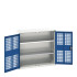 16926752 - VERSO Armoire à Porte Ventilée - Avec 2 Tablettes - LxPxH 1050x350x1000mm + Murale - Bleu Gentiane RAL 5010 16926752 - VERSO Armoire à Porte Ventilée - Avec 2 Tablettes - LxPxH 1050x350x1000mm + Murale - Bleu Gentiane RAL 5010