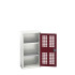 16926712 - VERSO Armoire à Porte Ventilée - Avec 2 Tablettes - LxPxH 525x350x1000mm + Murale - Rouge Pourpre RAL 3004 16926712 - VERSO Armoire à Porte Ventilée - Avec 2 Tablettes - LxPxH 525x350x1000mm + Murale - Rouge Pourpre RAL 3004