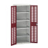 16926743 - VERSO Armoire à Porte Ventilée - Avec 4 Tablettes - LxPxH 800x550x2000mm - Rouge Pourpre RAL 3004 16926743 - VERSO Armoire à Porte Ventilée - Avec 4 Tablettes - LxPxH 800x550x2000mm - Rouge Pourpre RAL 3004