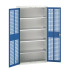16926753 - VERSO Armoire à Porte Ventilée - Avec 4 Tablettes - LxPxH 1050x350x2000mm - Bleu Gentiane RAL 5010 16926753 - VERSO Armoire à Porte Ventilée - Avec 4 Tablettes - LxPxH 1050x350x2000mm - Bleu Gentiane RAL 5010