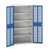 16926770 - VERSO Armoire à Portes Ventilées - Avec 4 Tablettes - LxPxH 1050x550x2000mm - Bleu Gentiane RAL 5010 16926770 - VERSO Armoire à Portes Ventilées - Avec 4 Tablettes - LxPxH 1050x550x2000mm - Bleu Gentiane RAL 5010