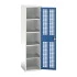 16926723 - VERSO Armoire à Porte Ventilée - Avec 4 Tablettes - LxPxH 525x550x2000mm - Bleu Gentiane RAL 5010 16926723 - VERSO Armoire à Porte Ventilée - Avec 4 Tablettes - LxPxH 525x550x2000mm - Bleu Gentiane RAL 5010