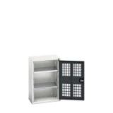 16926710 - VERSO Armoire à Porte Ventilée - Avec 2 Tablettes - LxPxH 525x350x800mm + Murale - Gris Anthracite RAL 7016 16926710 - VERSO Armoire à Porte Ventilée - Avec 2 Tablettes - LxPxH 525x350x800mm + Murale - Gris Anthracite RAL 7016