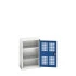 16926710 - VERSO Armoire à Porte Ventilée - Avec 2 Tablettes - LxPxH 525x350x800mm + Murale - Bleu Gentiane RAL 5010 16926710 - VERSO Armoire à Porte Ventilée - Avec 2 Tablettes - LxPxH 525x350x800mm + Murale - Bleu Gentiane RAL 5010