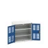 16926740 - VERSO Armoire à Porte Ventilée - Avec 2 Tablettes - LxPxH 800x550x800mm - Bleu Gentiane RAL 5010 16926740 - VERSO Armoire à Porte Ventilée - Avec 2 Tablettes - LxPxH 800x550x800mm - Bleu Gentiane RAL 5010
