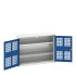 16926750 - VERSO Armoire à Porte Ventilée - Avec 2 Tablettes - LxPxH 1050x350x800mm + Murale - Bleu Gentiane RAL 5010 16926750 - VERSO Armoire à Porte Ventilée - Avec 2 Tablettes - LxPxH 1050x350x800mm + Murale - Bleu Gentiane RAL 5010